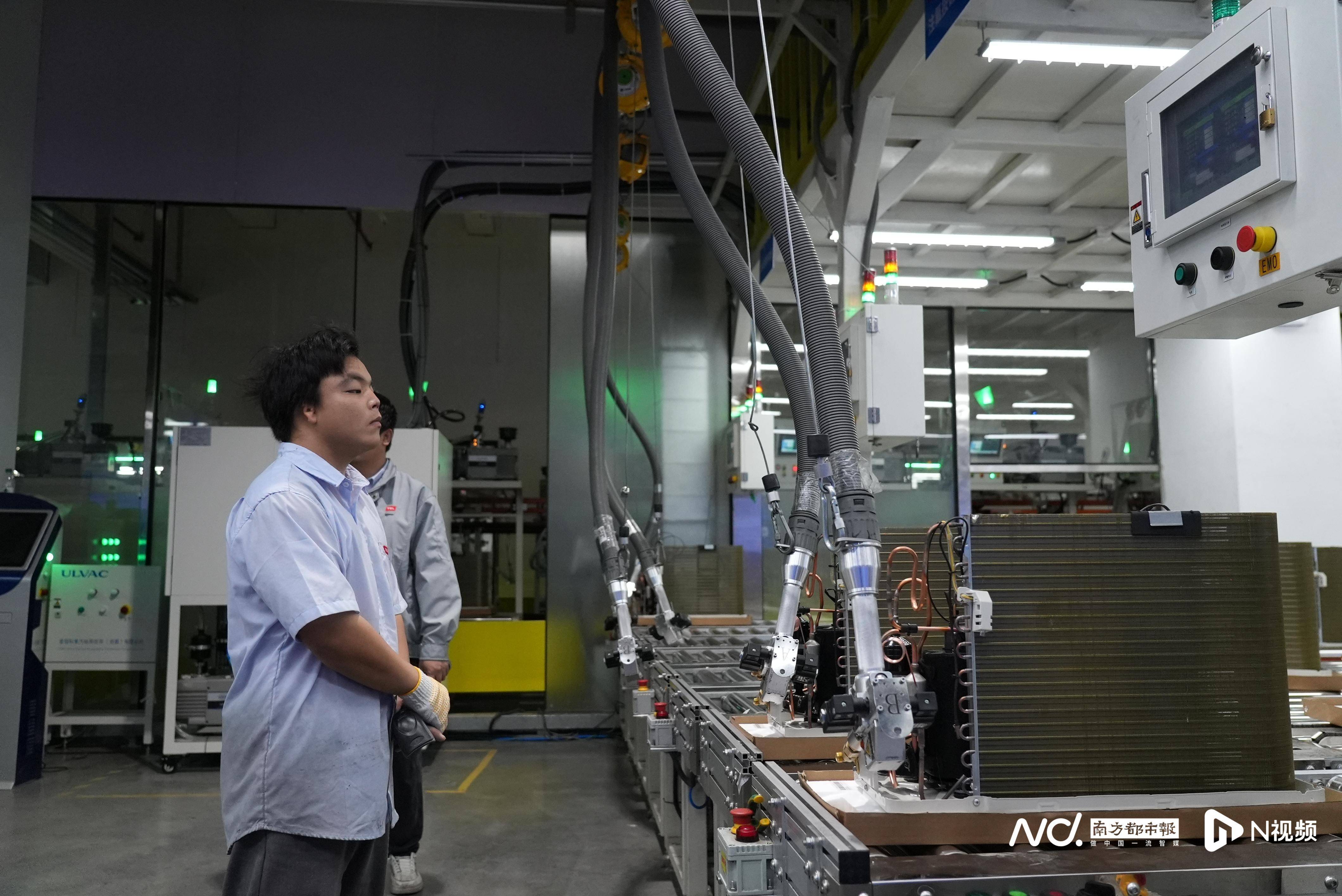 AI赋能生产，中山TCL空调平均每8秒下线一台空调