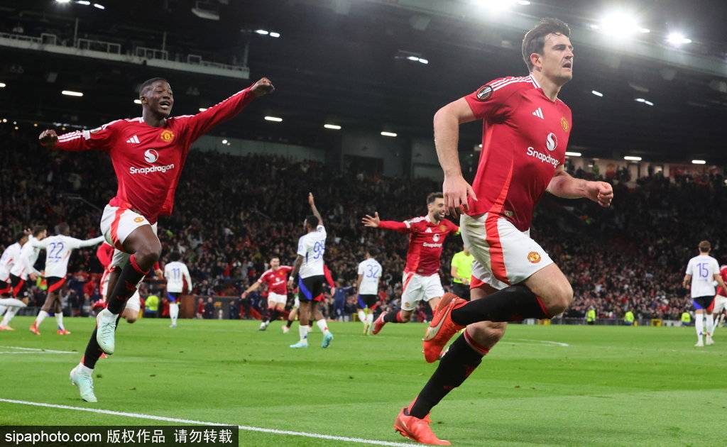 欧联-加时让2追3马奎尔读秒绝杀 曼联总分7-6里昂进4强
