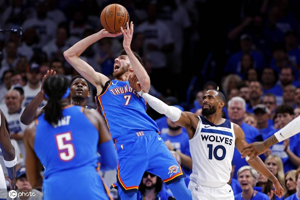 SGA34+8+7华子19分 雷霆轻取森林狼晋级总决赛