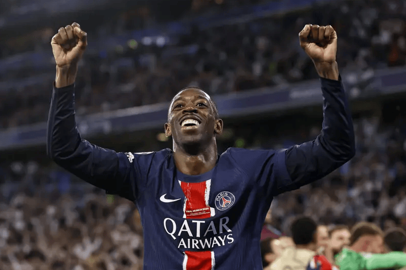 世俱杯-登贝莱复出梅西哑火 内维斯双响巴黎4-0迈阿密