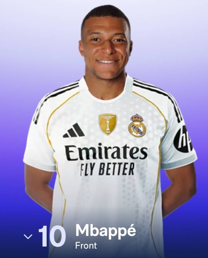 接过传奇号码！官方：姆巴佩改穿皇马10号球衣